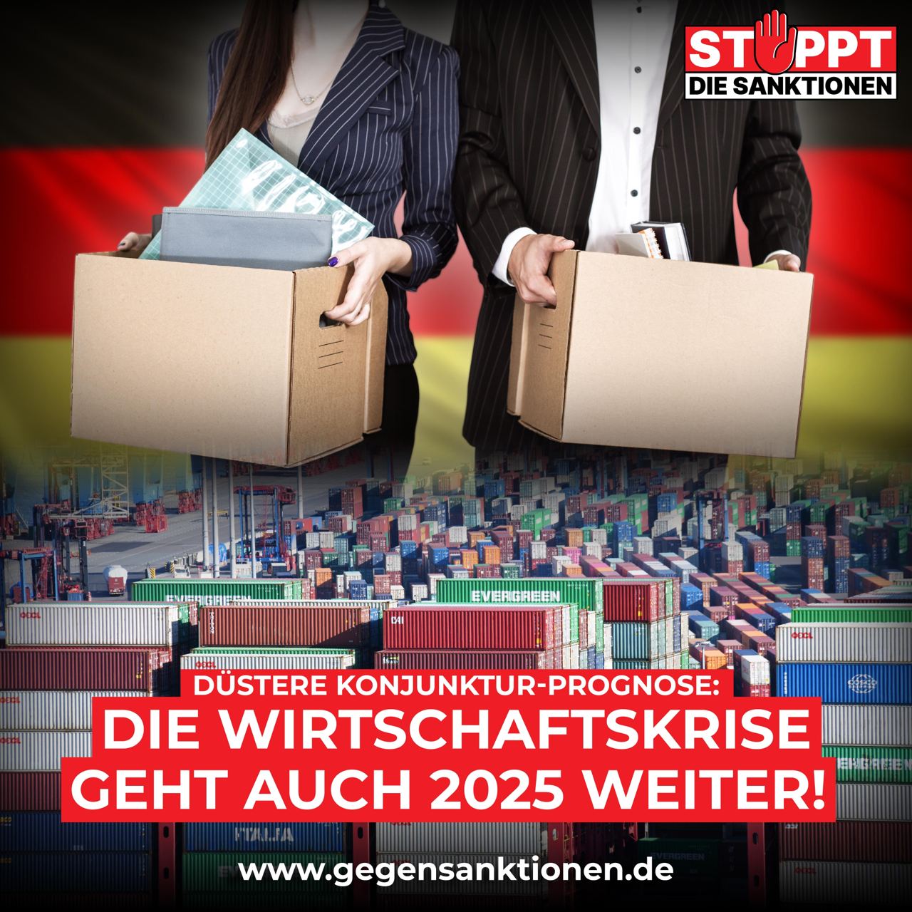 Düstere Konjunktur-Prognose: Die Wirtschaftskrise geht auch in 2025 weiter!