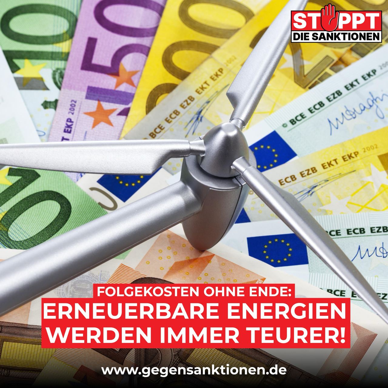 Folgekosten ohne Ende: Enrneuerbare Energien werden immer Teurer!