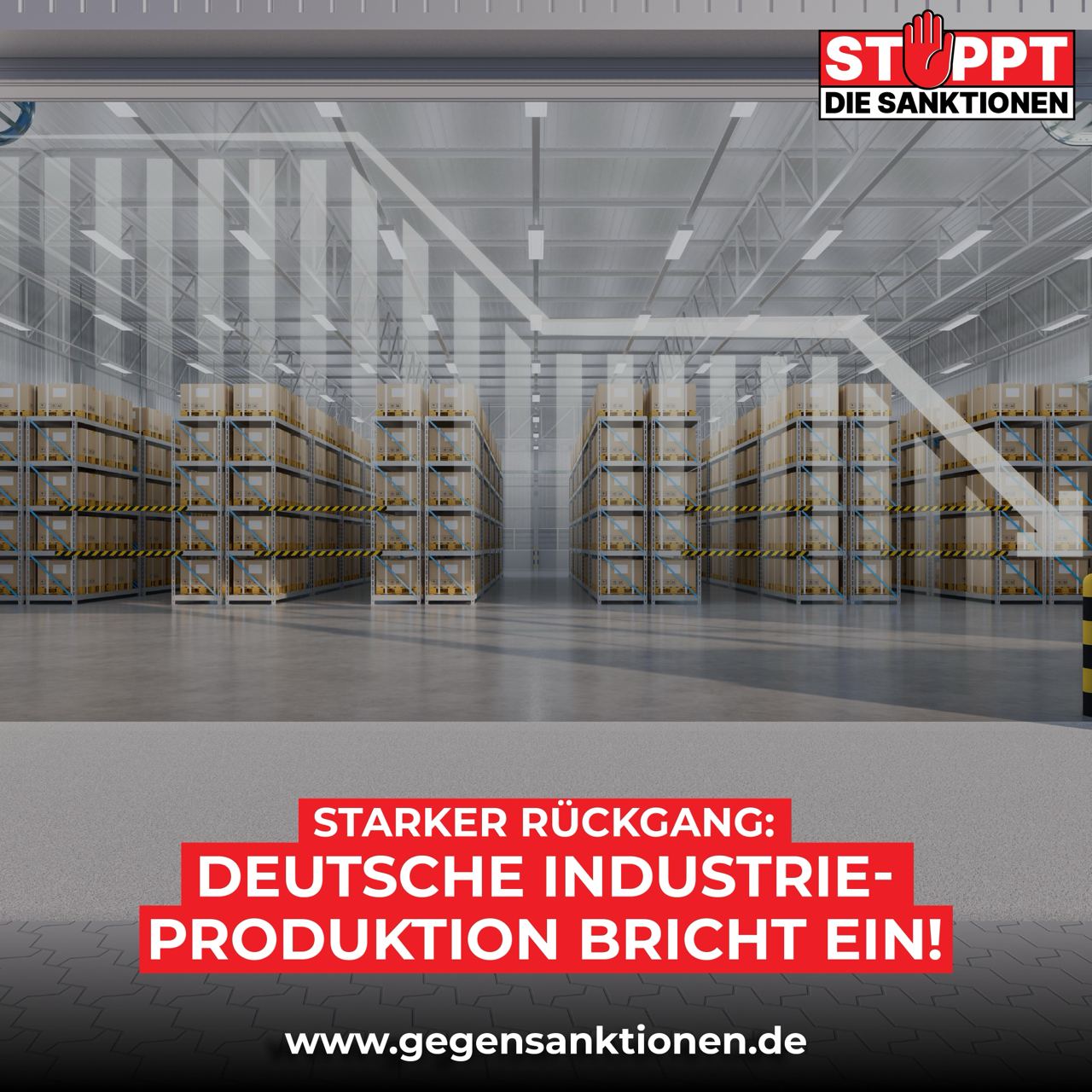 Starker Rückgang: Deutsche Industrie-Produktion bricht ein!