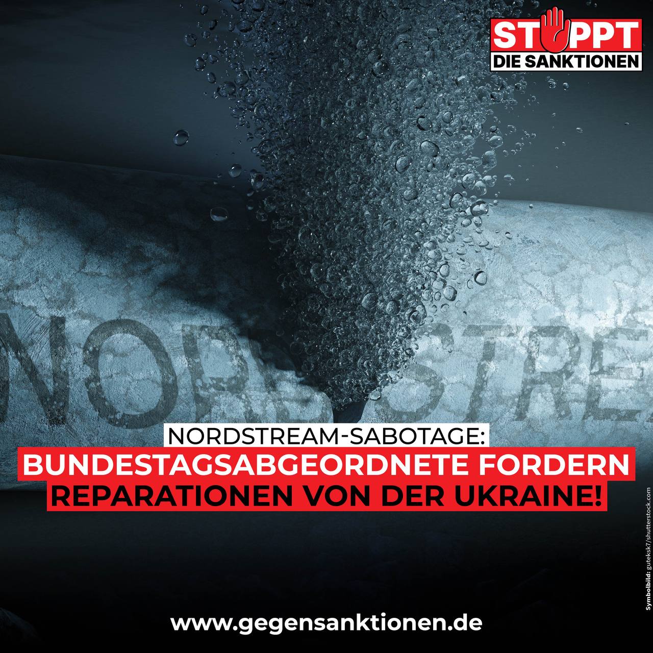 Nordstream-Sabotage: Bundestagsabgeordnete fordern Reparationen von der Ukraine!