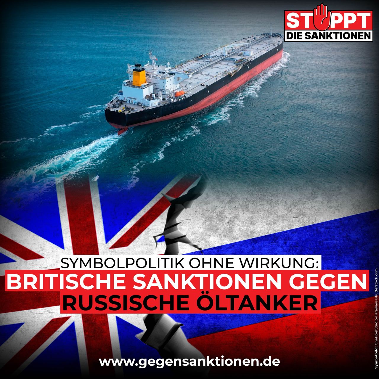 Symbolpolitik ohne Wirkung:Britische Sanktionen gegen russische Öltanker