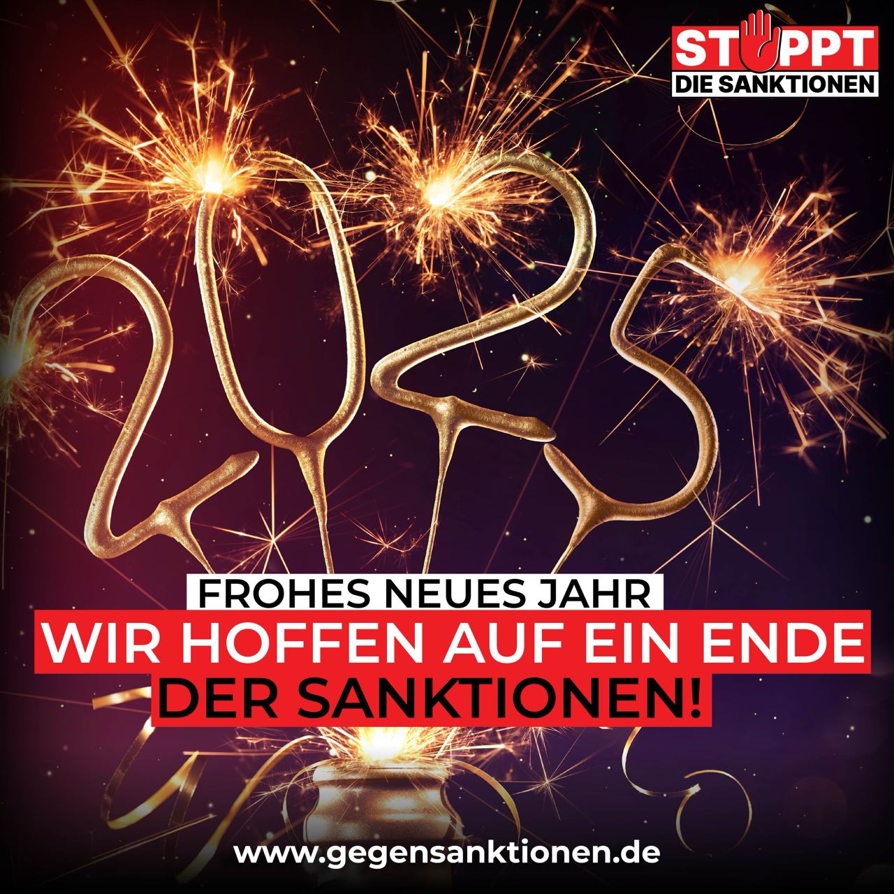 Frohes neues Jahr: Wir hoffen auf ein Ende der Sanktionen!