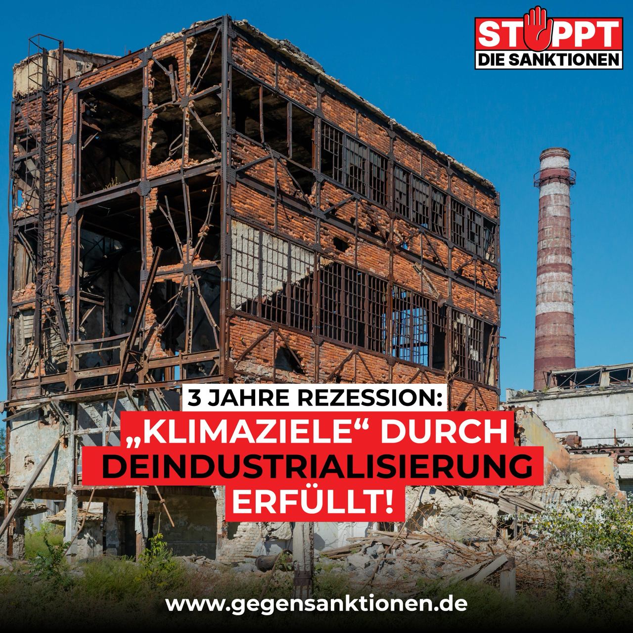 3 Jahre Rezession: „Klimaziele“ durch Deindustralisierung erfüllt!