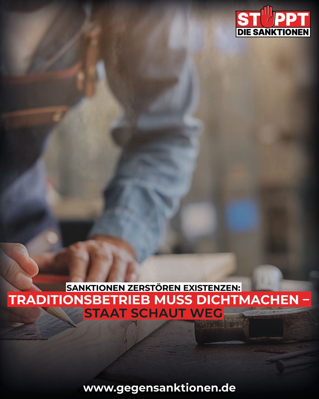 Sanktionen zerstören Existenzen: Traditionsbetrieb muss dichtmachen – Staat schaut weg