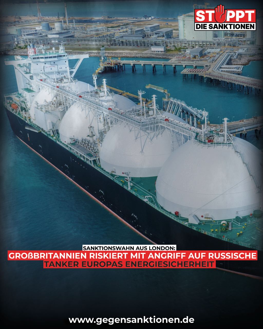 Sanktionswahn aus London: Großbritannien riskiert mit Angriff auf russische Tanker Europas Energiesicherheit