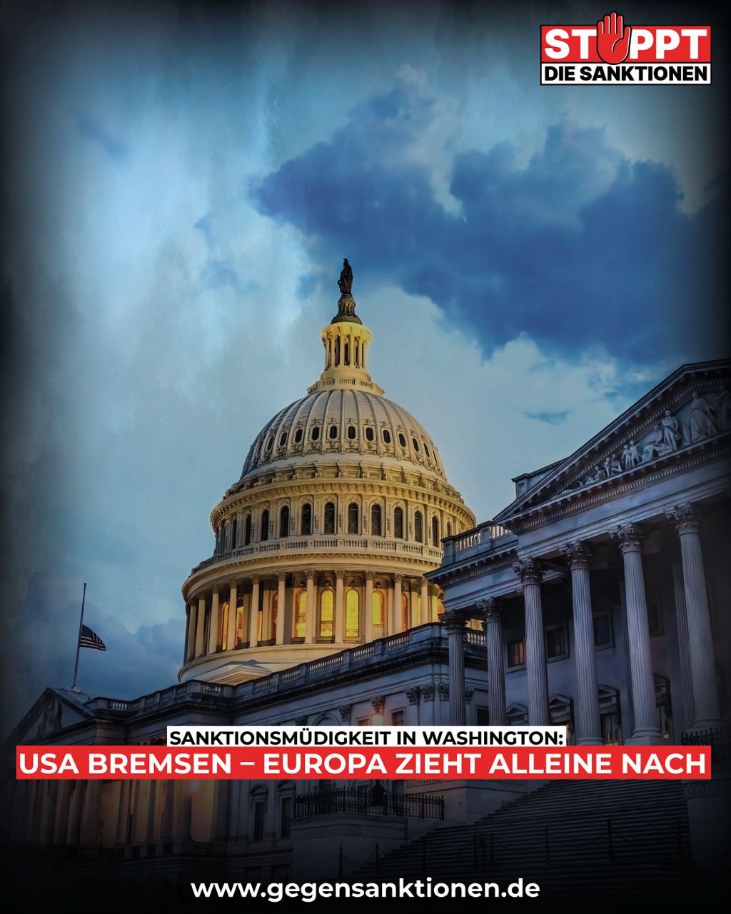 Sanktionsmüdigkeit un Washington: USA bremsen – Europa zieht alleine nach