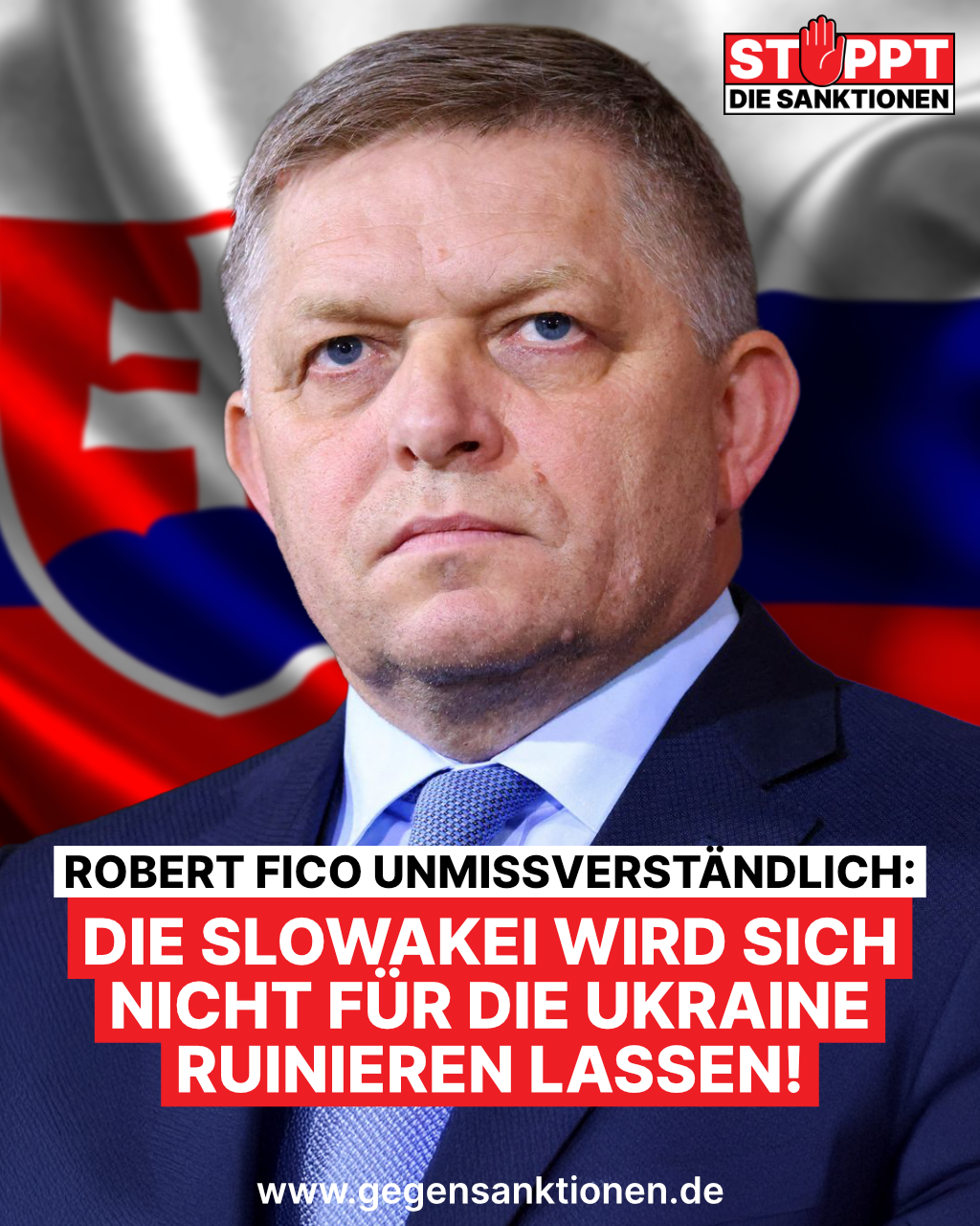 Robert Fico unmissverständlich: Die Slowakei wird sich nicht für die Ukraine ruinieren lassen!