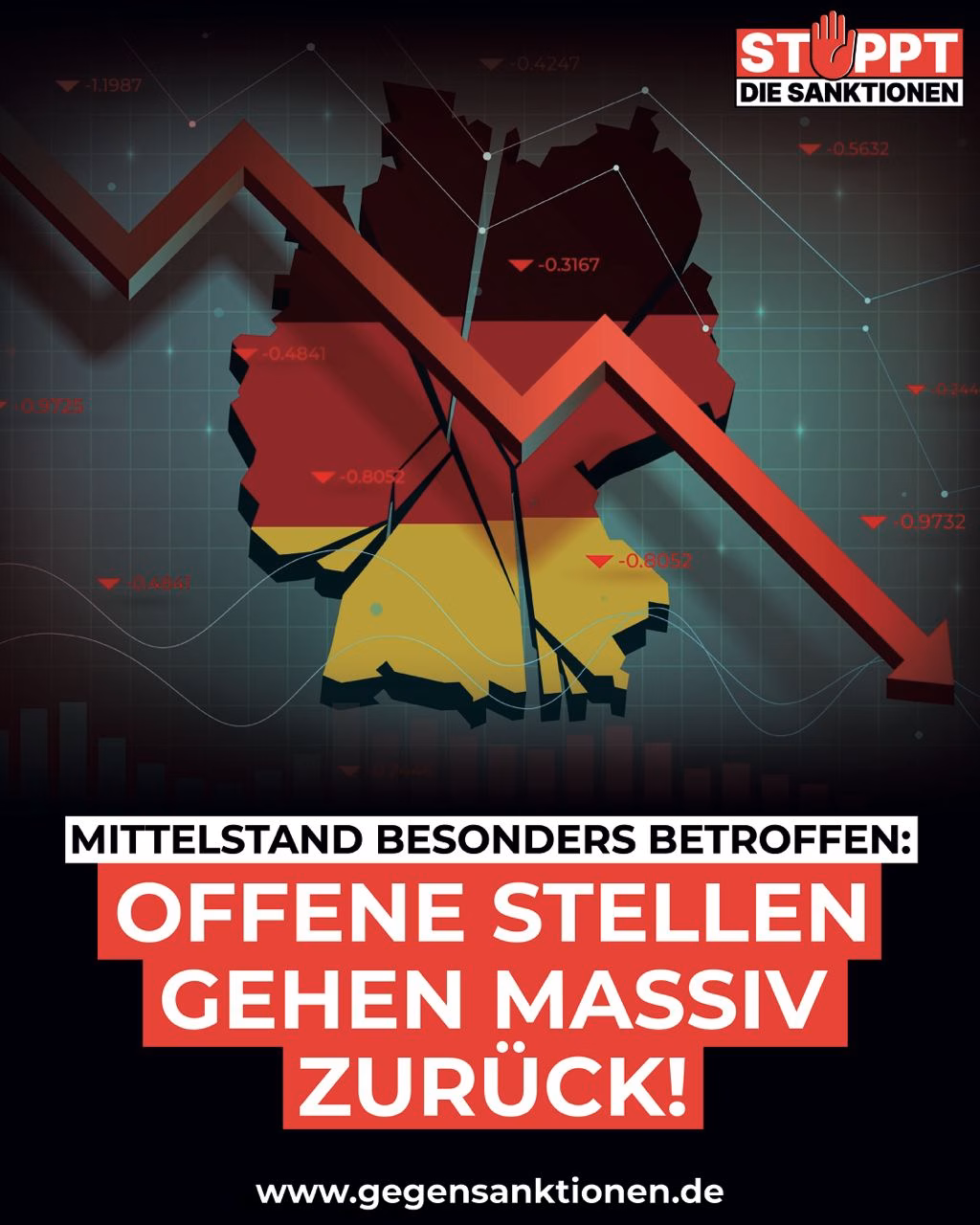 Mittelstand besonders betroffen: offene Stellen gehen massiv zurück