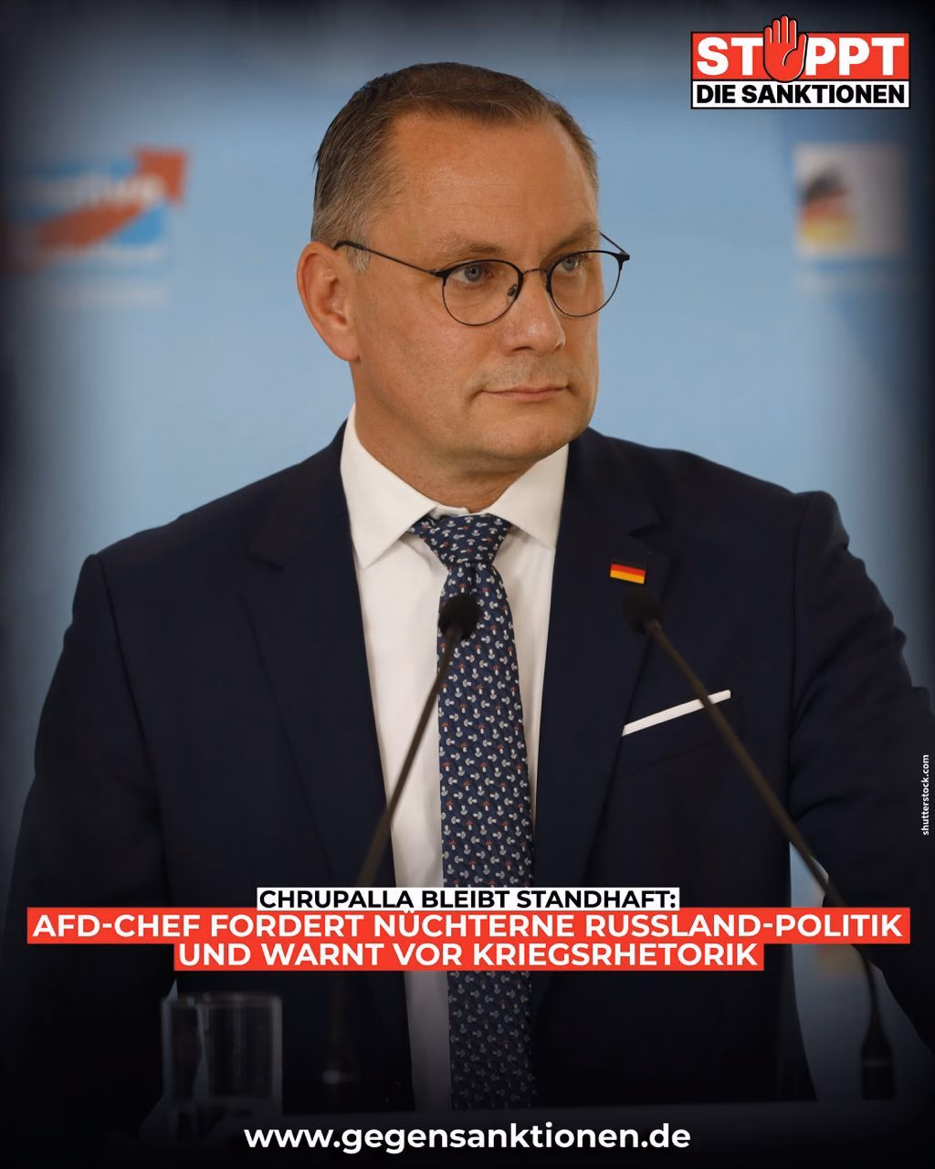Chrupalla bleibt standhaft: AfD-Chef fordert nüchterne Russland-Politik und warnt vor Kriegsrhetorik